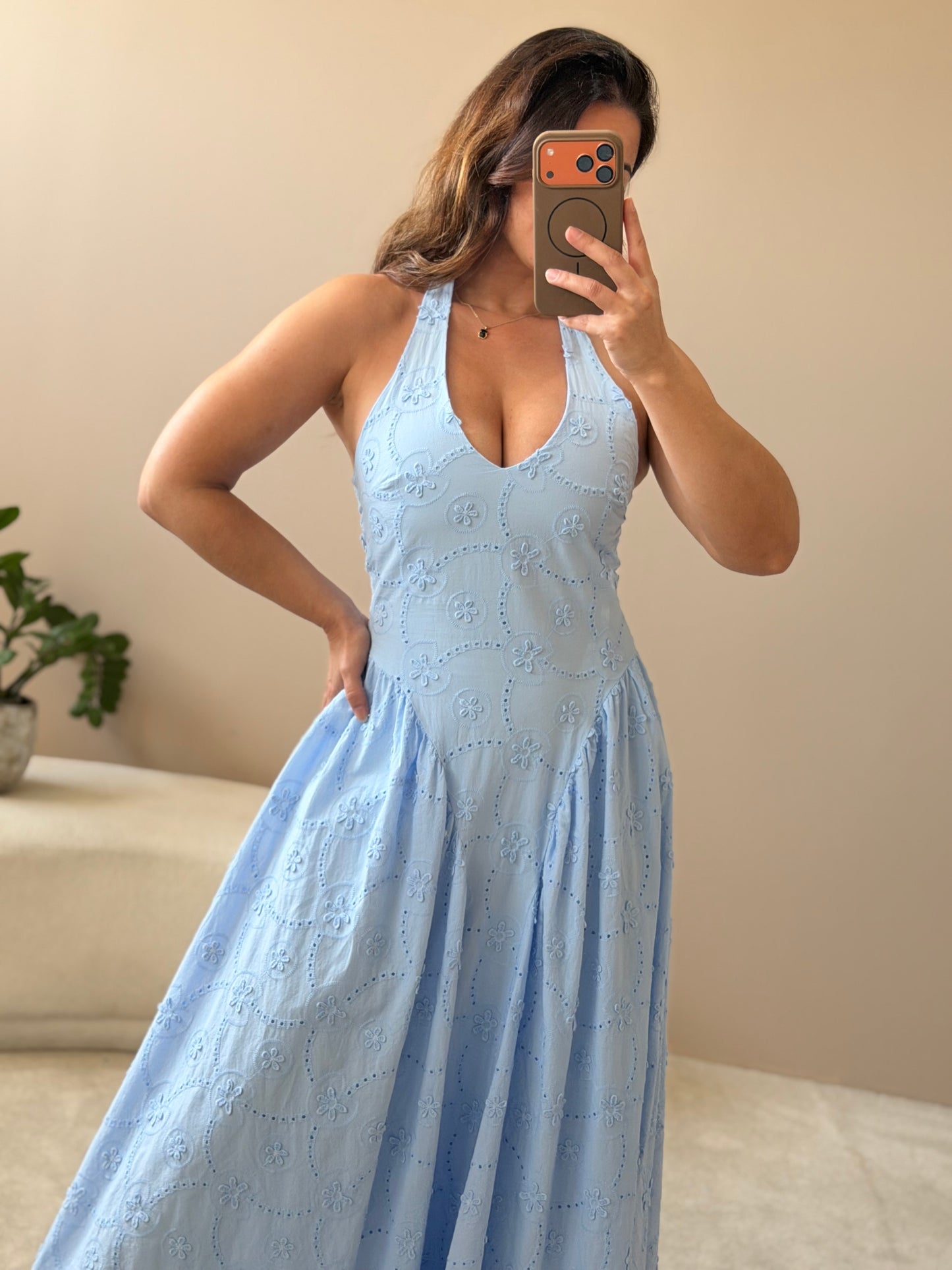 VESTIDO BORDADO INGLÊS