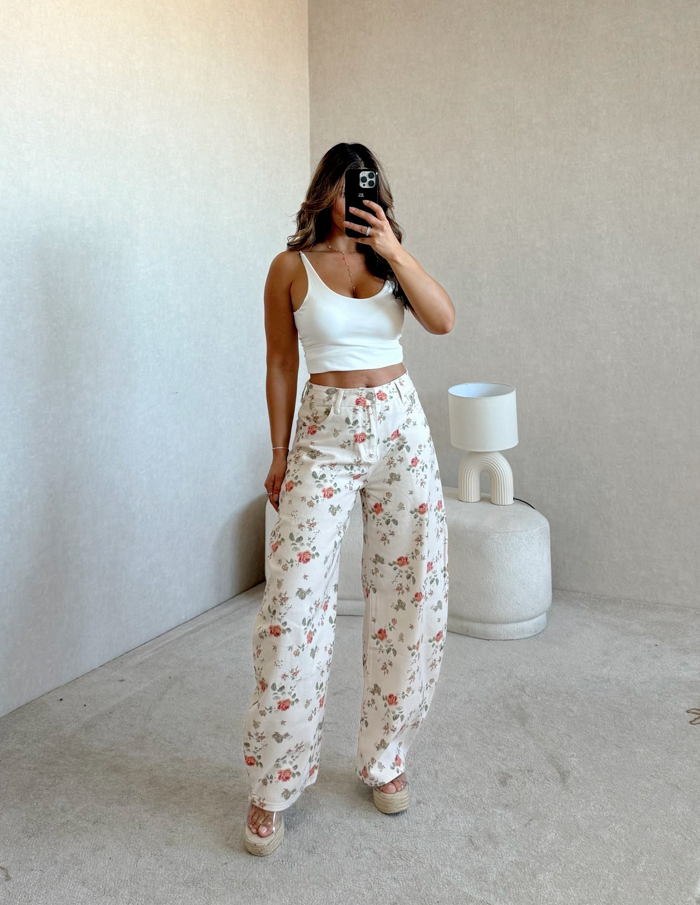 JEANS MOCHY FLOWER