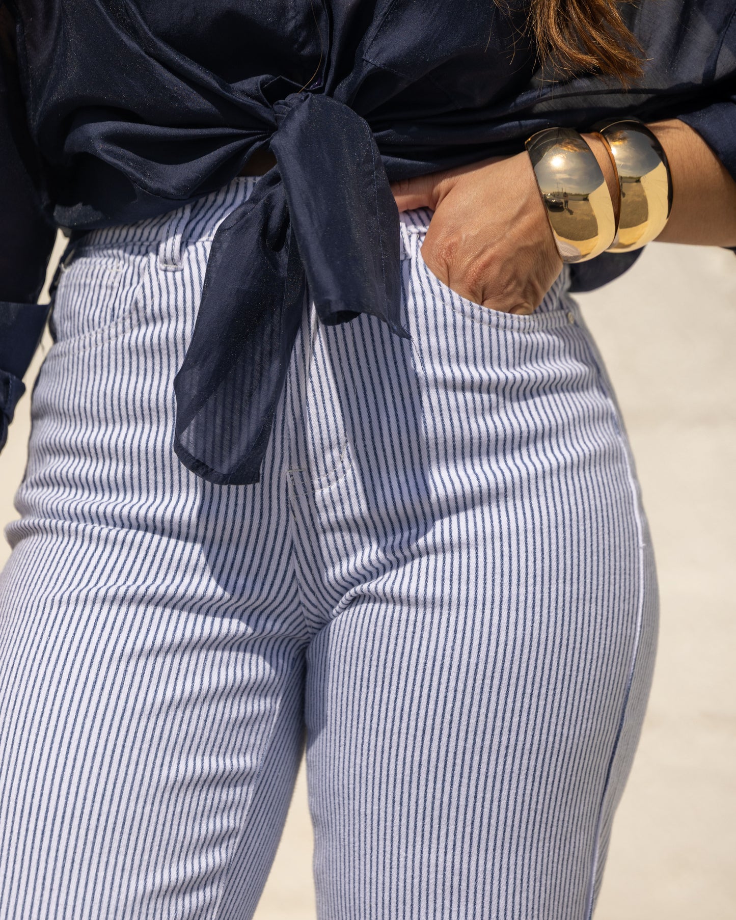 JEANS STRAIGHT RISCAS