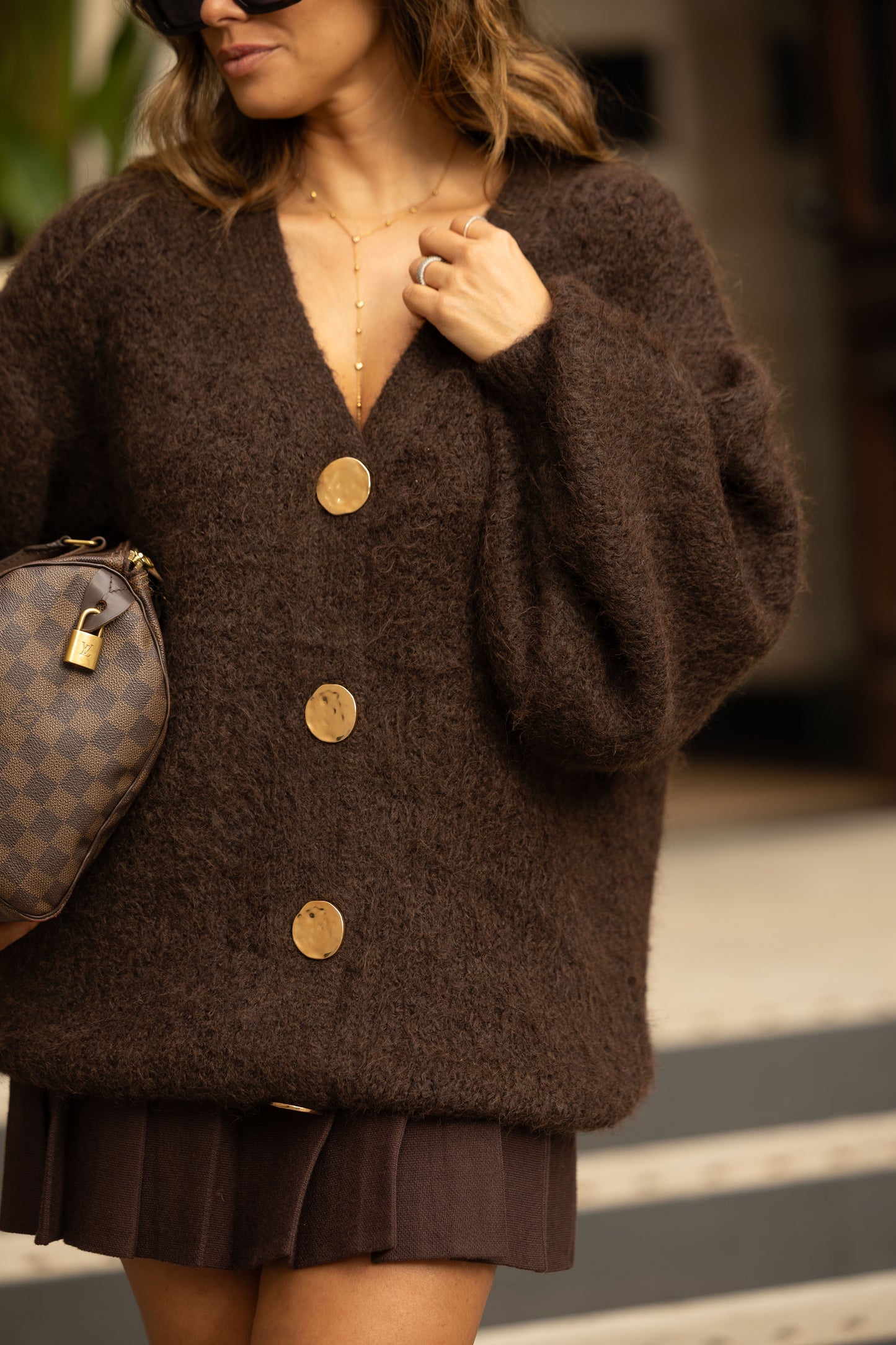 CASACO MALHA OVERSIZE