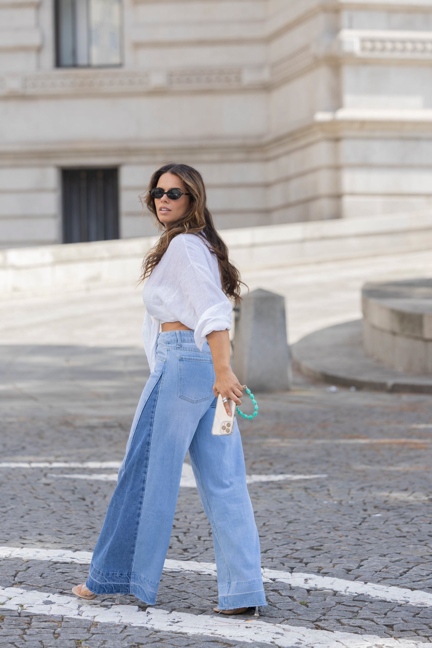 JEANS BICOLOR