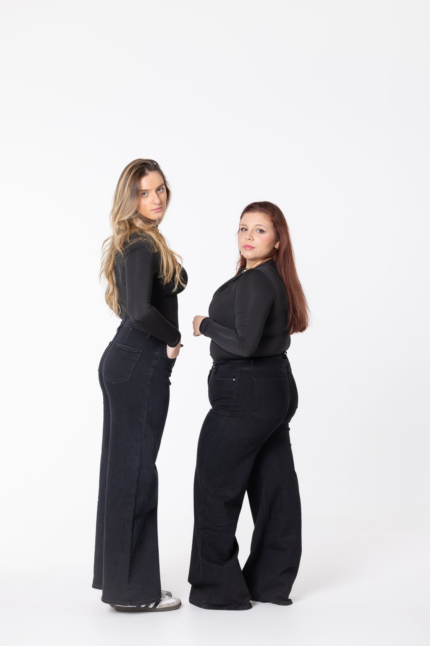 JEANS WIDE BLACK