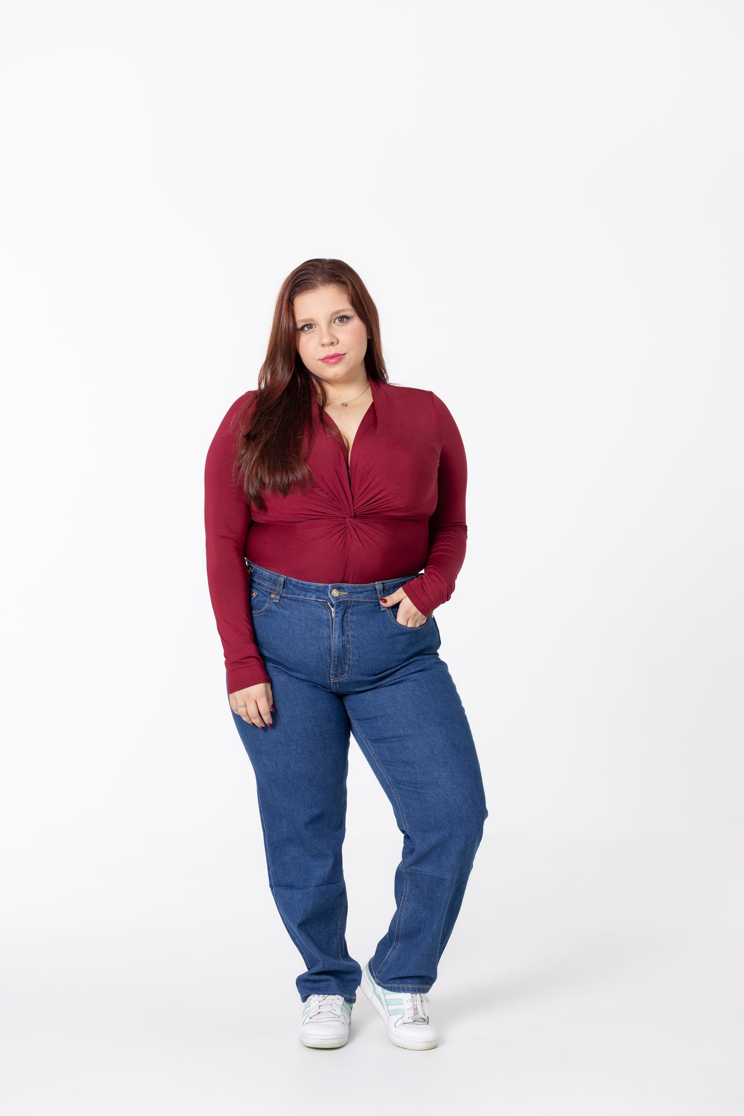 JEANS MOM QUEEN (ganga escura)