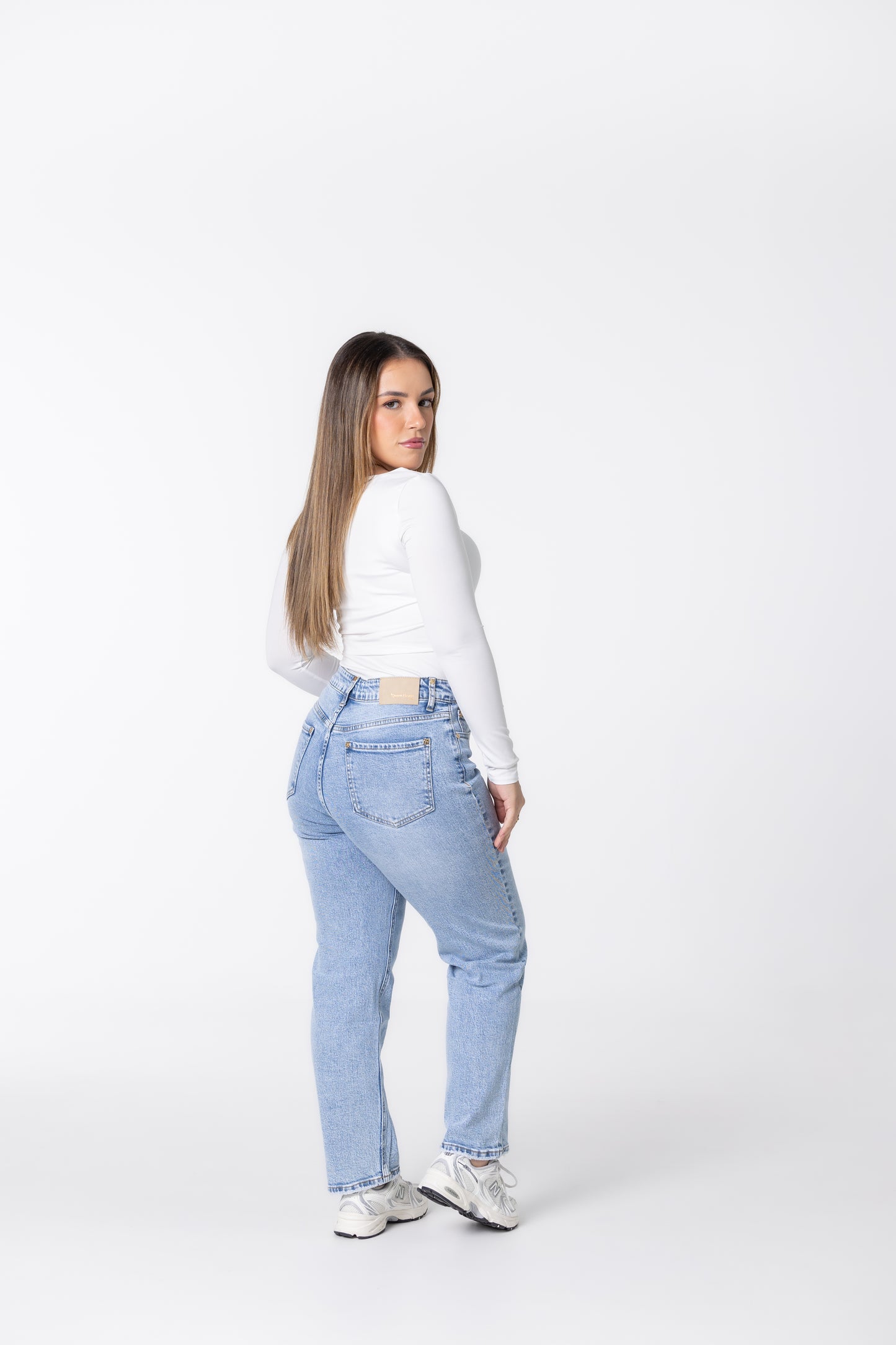 JEANS MOM QUEEN (ganga clara)