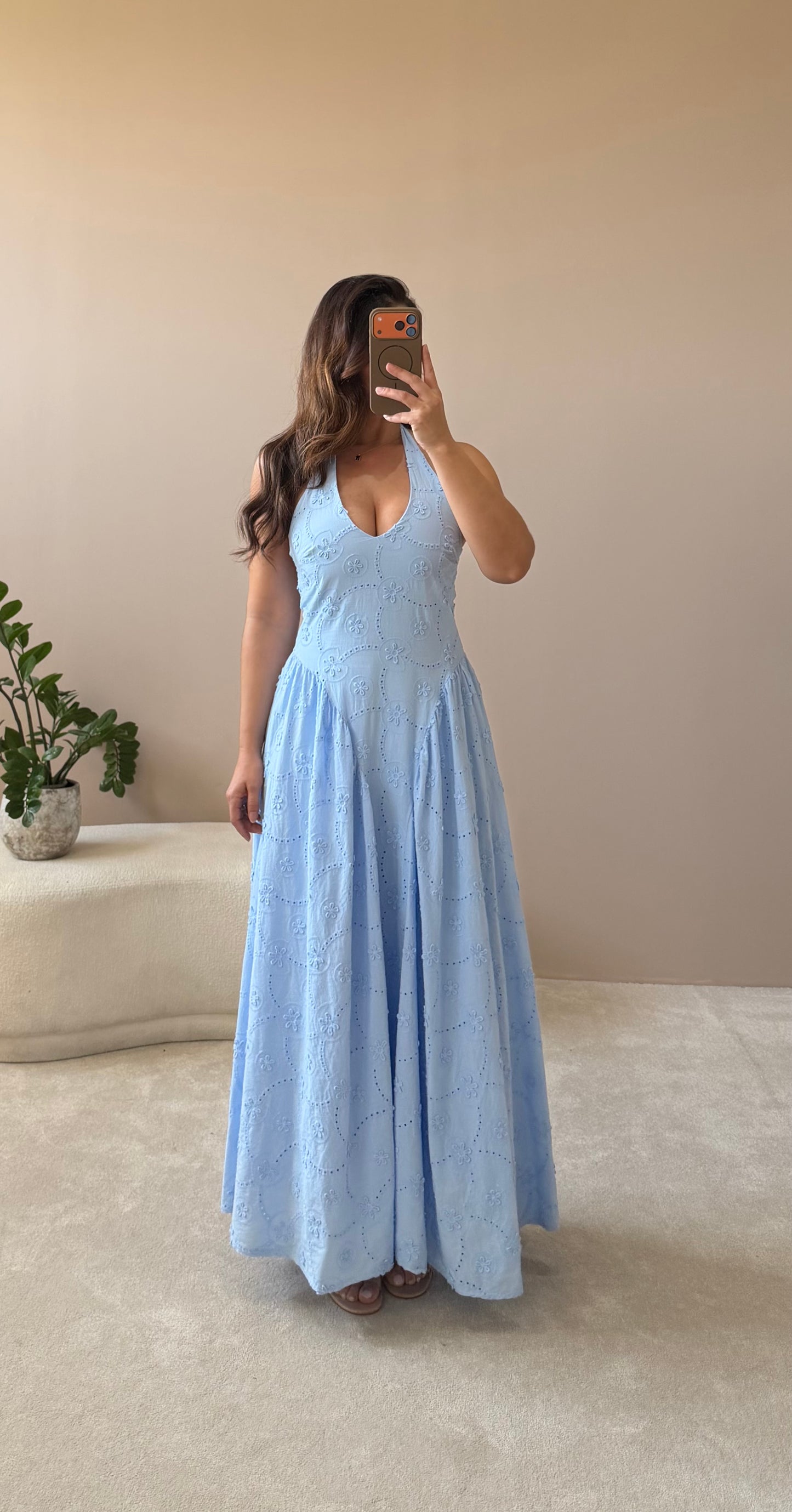 VESTIDO BORDADO INGLÊS