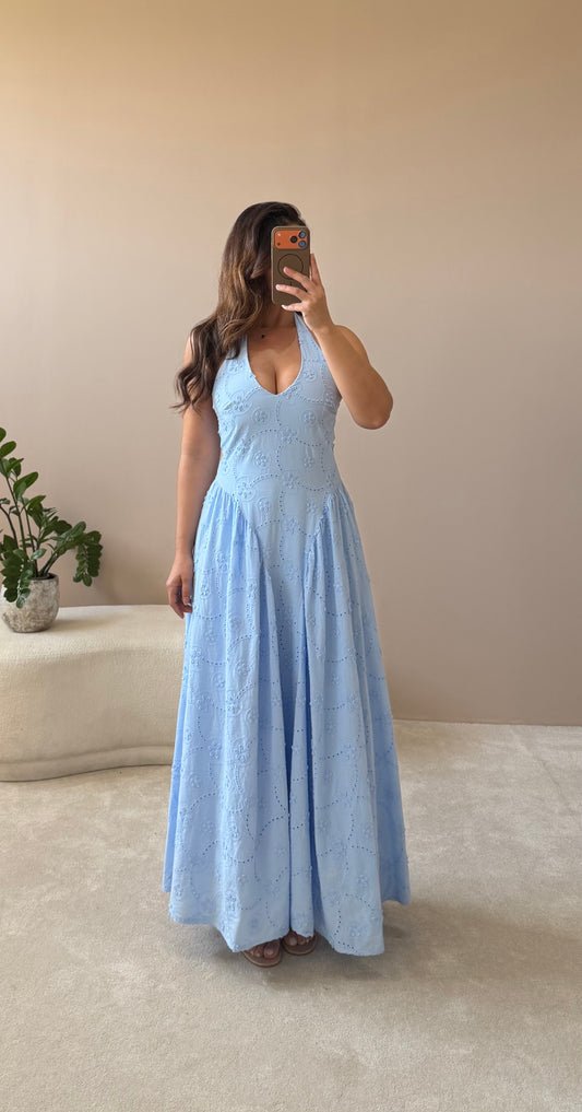 VESTIDO BORDADO INGLÊS