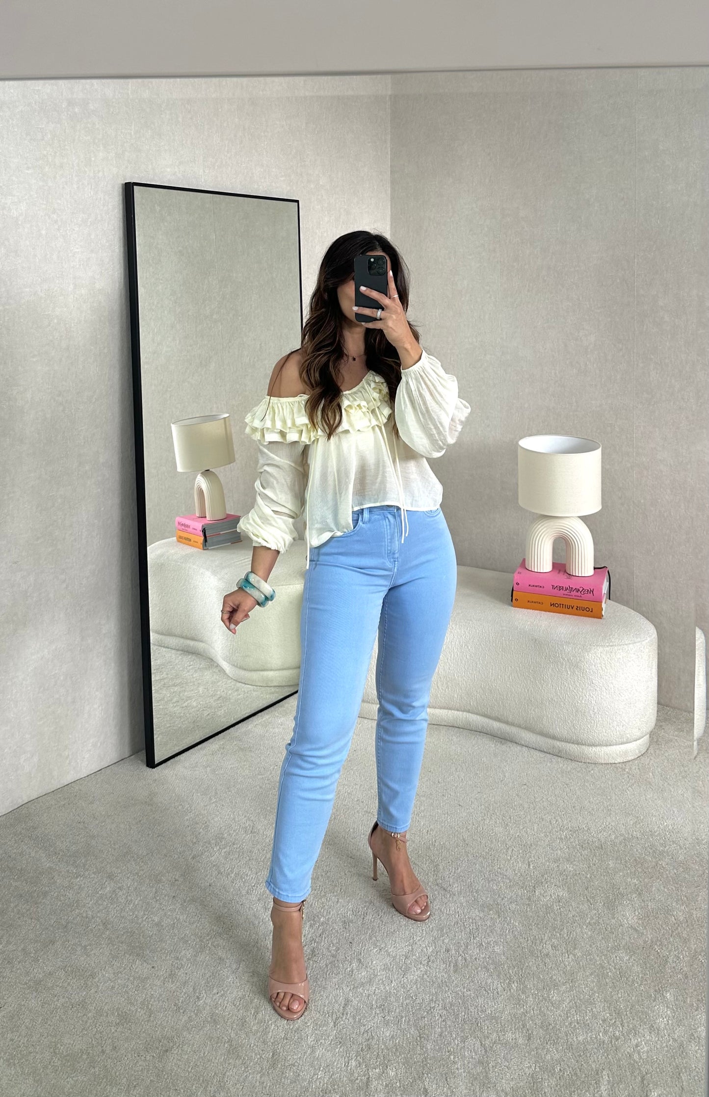 JEANS MOM AZUL