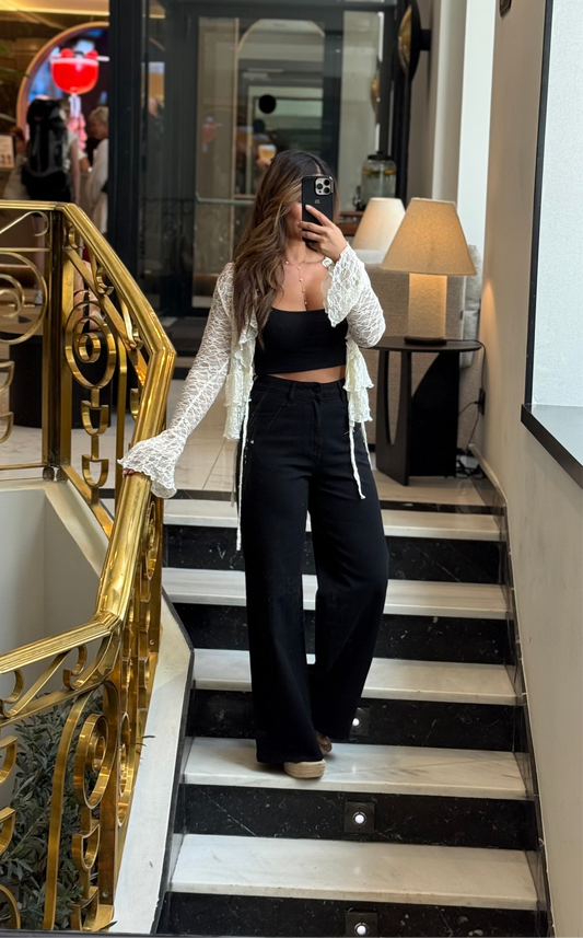 WIDE LEG PRETO