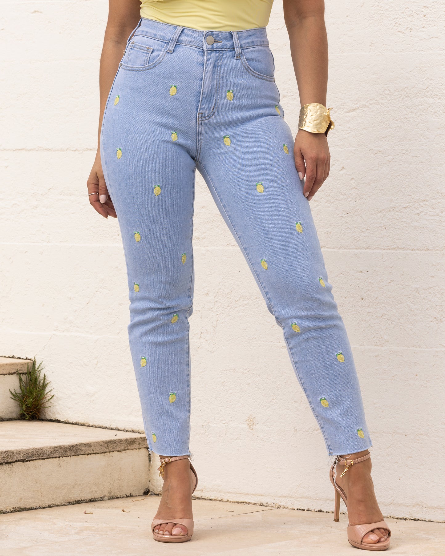 JEANS MOM LEMON