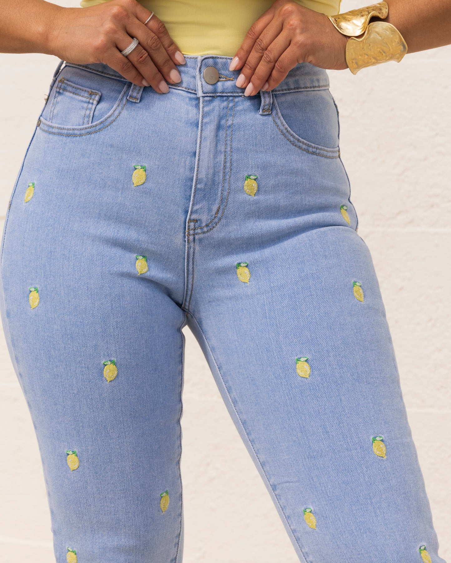 JEANS MOM LEMON