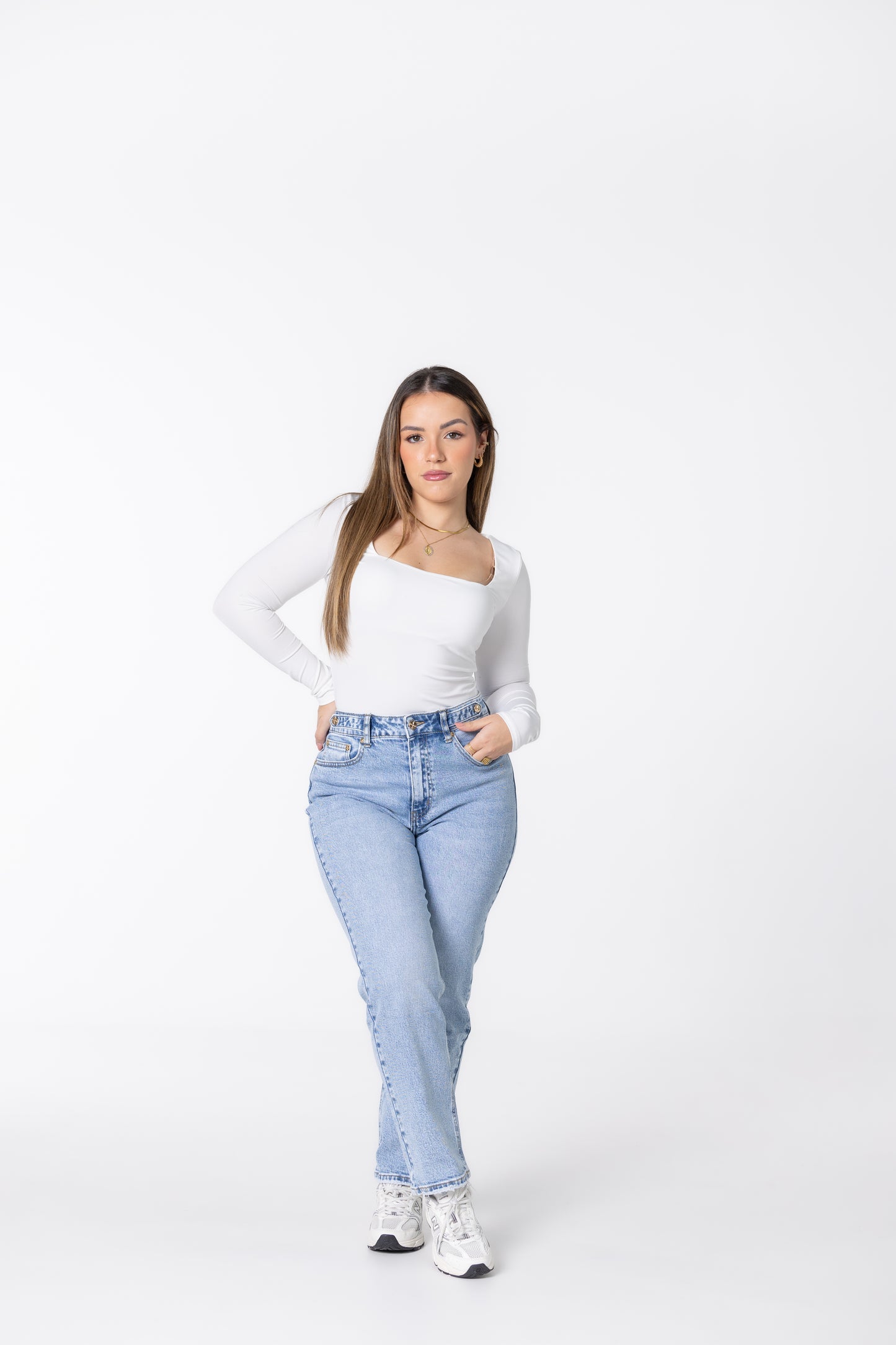 JEANS MOM QUEEN (ganga clara)