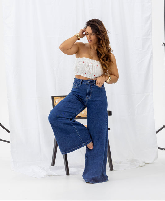 JEANS WIDE LEG LEG