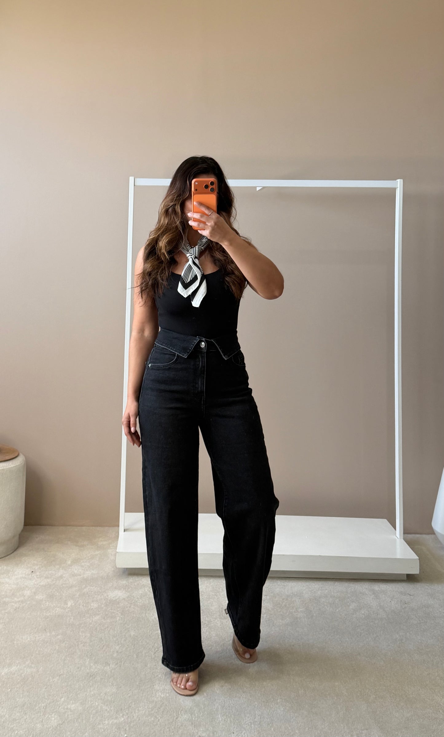 JEANS VIRAIS BLACK